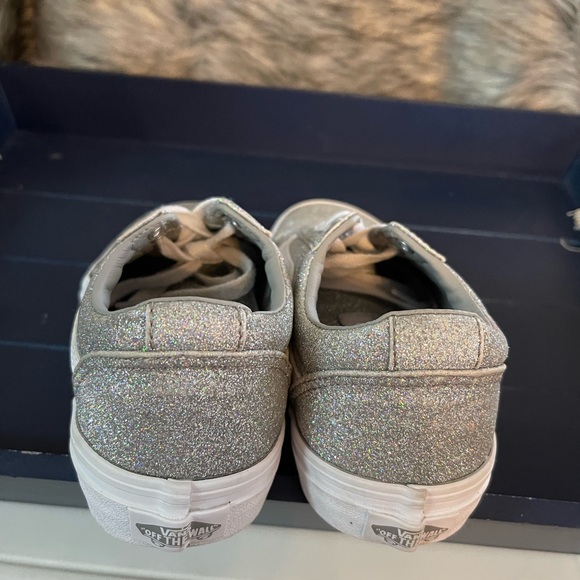 Vans kids Silver Sparkle-Glitter size 3 - Picture 3 of 4